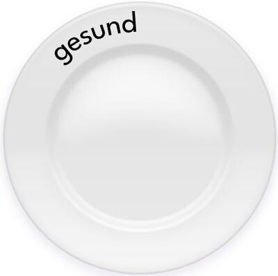 Gesunder Teller