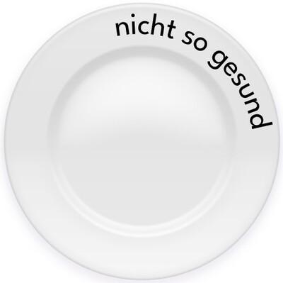 Ungesunder Teller