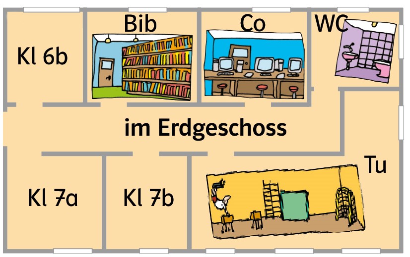 Plan: Wo sind die Räume?