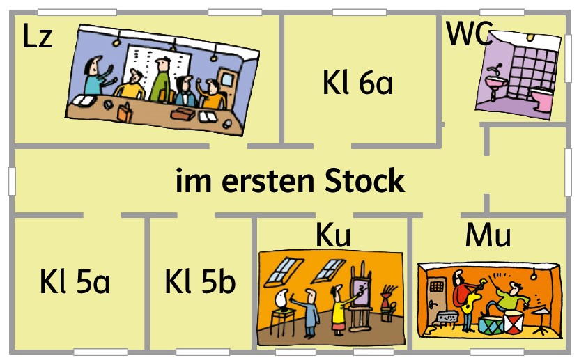 Plan: Wo sind die Räume? (2)